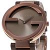 Gucci YA133309 Interlocking G Brązowa tarcza Damski zegarek