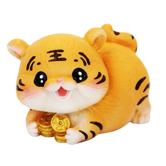 Excellent Tiger Statue Anti-fade Resin Decorative