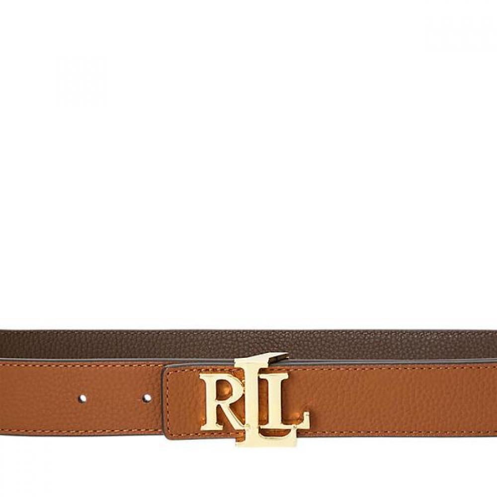 Lauren Ralph Lauren Logo Oboustranný pásek z texturované kůže Walrblt0f320132200