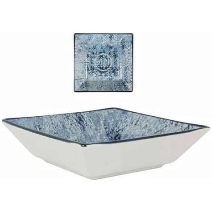 Bol - LA MEDITERRÁNEA - Electra - Porcelaine - 18 x 18 x 5 cm - Multicolore