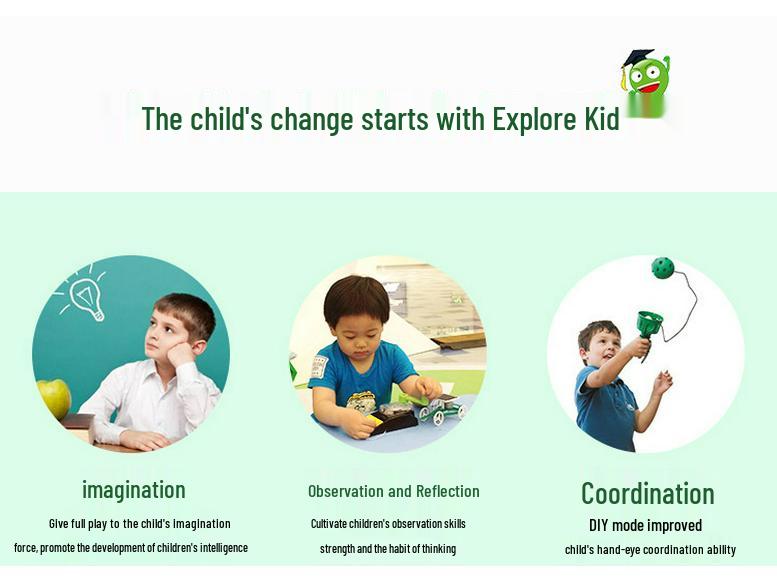 Kid's Science Magic Cube: Educational DIY Experiment Set