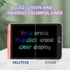 LCD Writing Tablet Doodle Board, 10inch Colorful Drawing Tablet Writing Pad, Erasable Reusable Electronic Drawing Pads for Kids Toys, Educational for 