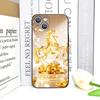 Luxury Crystal Golden Horse Pattern Phone Case for IPhone 17 16 12 11 14 Plus 13 15 Pro Max Mini X XS XR Shockproof Soft Covers