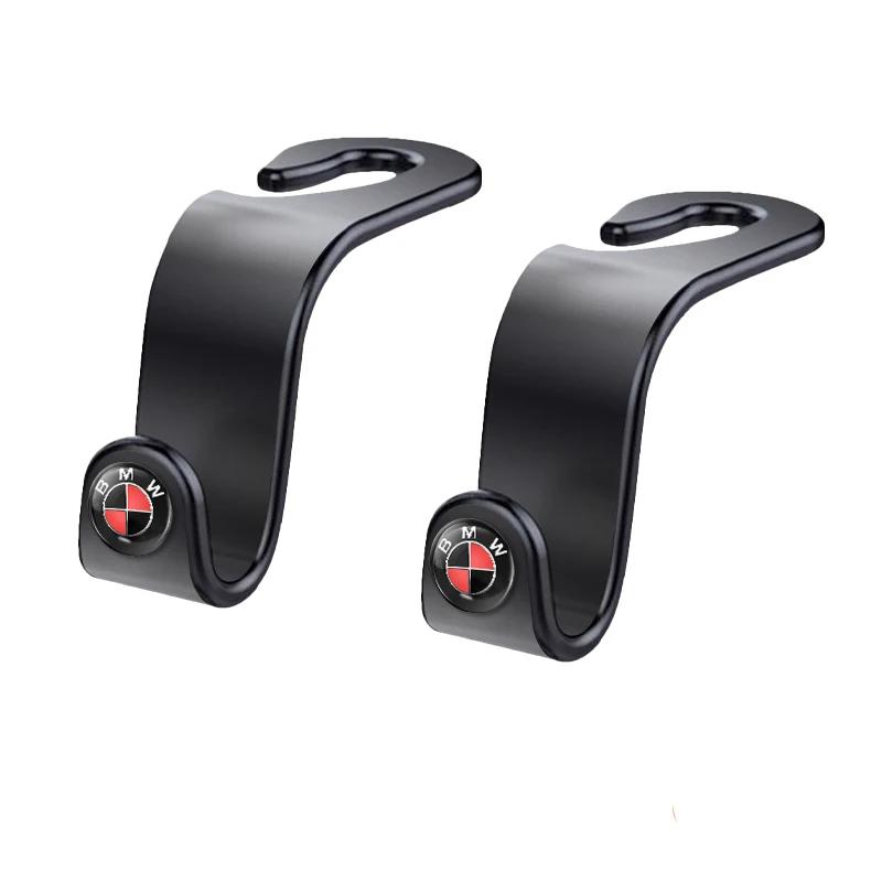 HVHG7 For BMW Hot Car Seat Headrest Hook Auto Back Seat Storage Organizer Hanger For BMW M 50th E46 E90 E49 F30 F80 E36 E46 E93 E92 F3