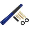 Audio Fan Car Radio Antenna Car Antenna 12cm Roof Antenna Powerful FM/AM Reception Carbon Fiber Antena Blue