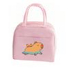 Cartoon Cute Capybara Print Insulated Lunch Bags  Portable Thermal Lunch Tote Bags Picnic Food Preservation Lunch Box Bag