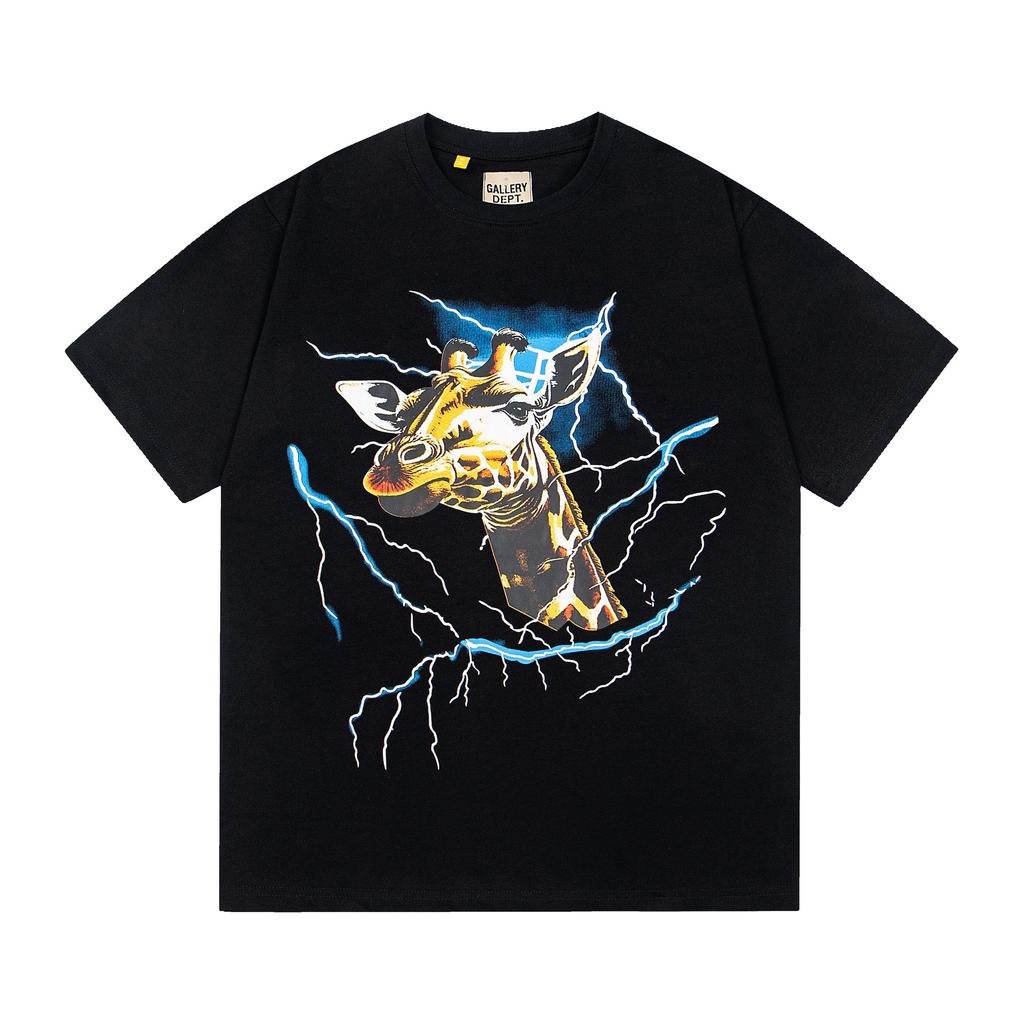 26SS Foreign Trade Gallery Dept T-Shirt Collection Gallery Casual Short Sleeve Men's and Women's Same Style Factory Spot Straight Hair