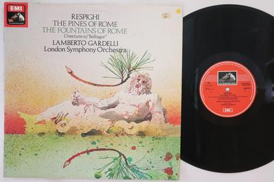 LP Record LAMBERTO GALDELLI, LONDON SYMPHONY - Respighi Pines Of Rome - The Founta ASD3372 HIS MASTER'S VO 1977 UK Classical Used