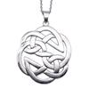 Witch Knot Pendant Necklace Wiccan Celtic Occult Protection Jewelry 45cm or 70cm long chain