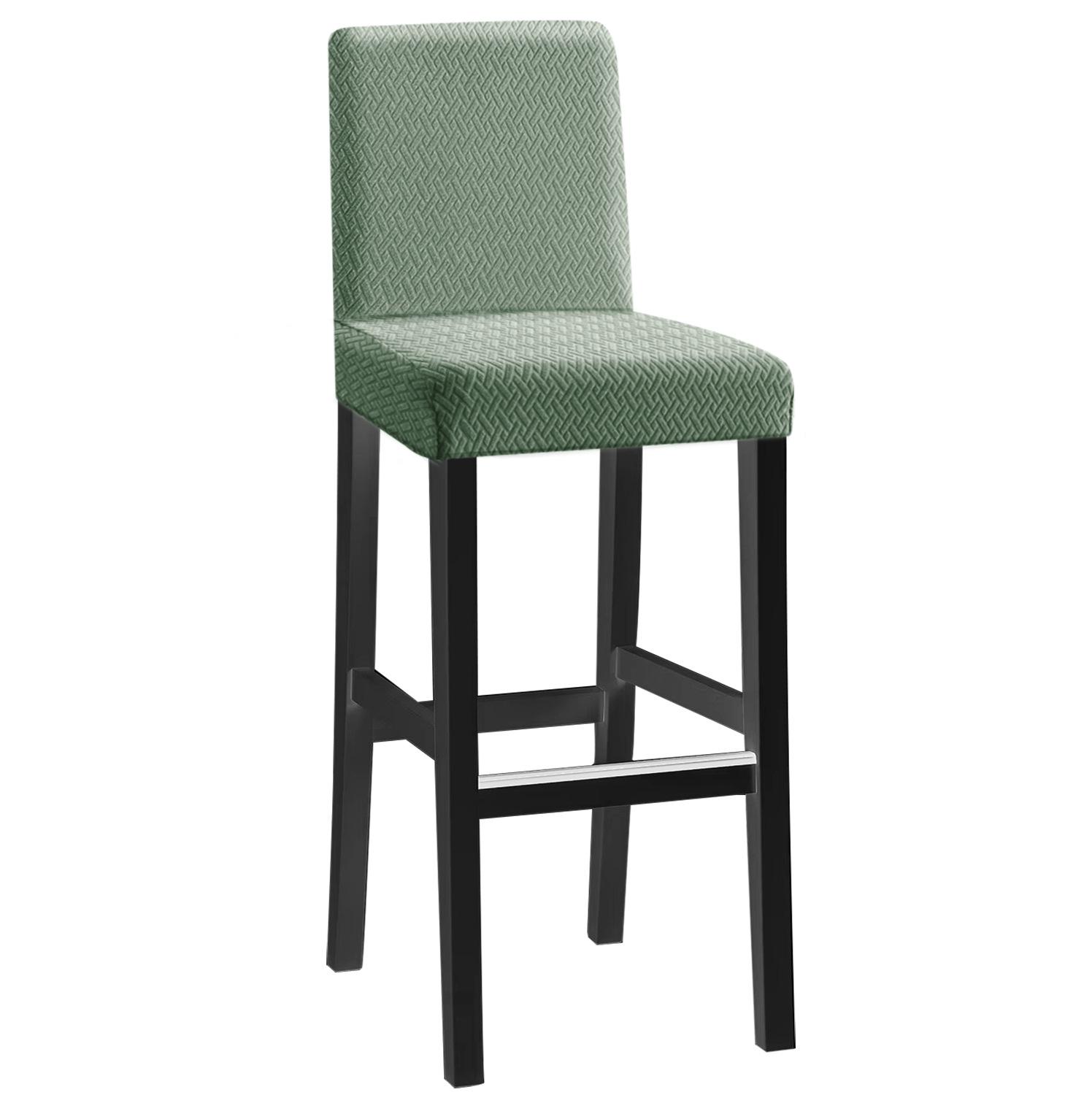 

Long Checked Jacquard Chair Cover for Home Use One-piece Elastic Chair Cover for Hotel Club Chair Cover for Restaurant Dining Chair Cover 35*38*38cm