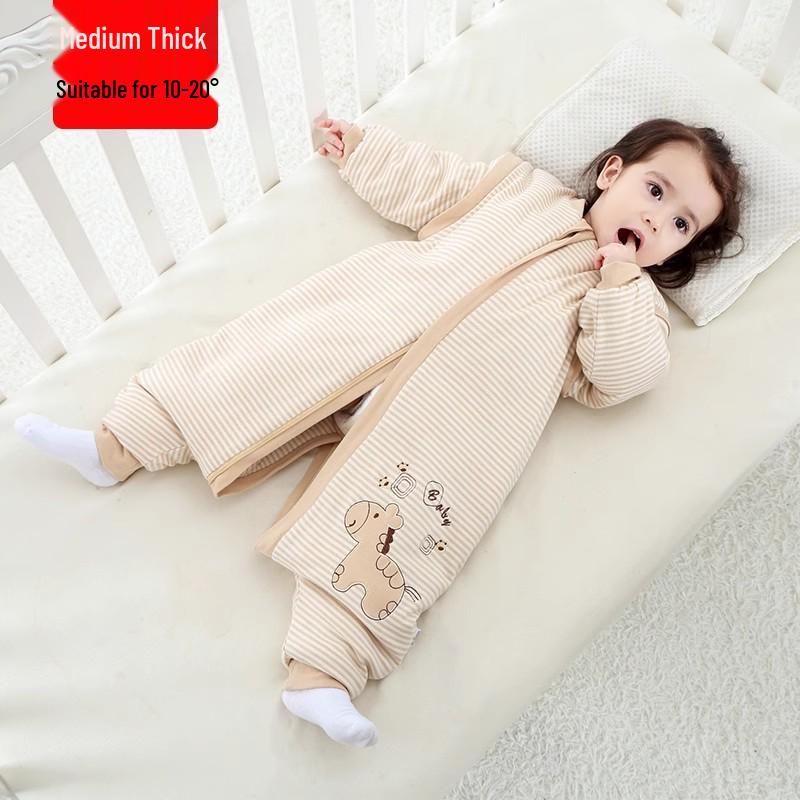 

Джинци Хлопковый спальный мешок для младенца: Готов к зиме, Защита от пинков, Толстый, Теплый и Морозостойкий для младенцев. XL - 100-120cm - 4-6 Years