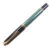 Excellent PERIKAN Fountain Pen Sovereign Black Green 14K Mens M600 Used