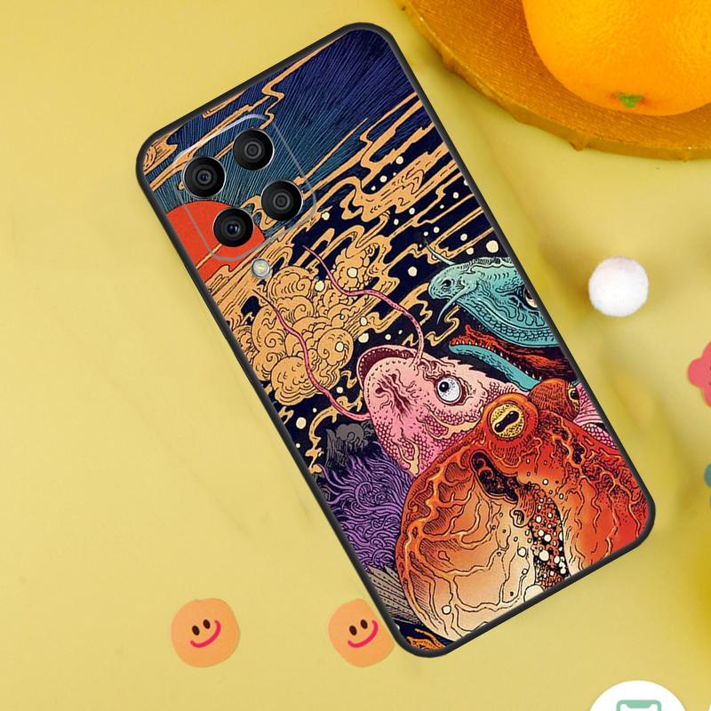 Japanese Style Art Japan Case For Samsung Galaxy M31 M32 M12 M52 M21 M15 M55 M56 M36 M16 M06 M13 M33 M53 M14 M34 M54