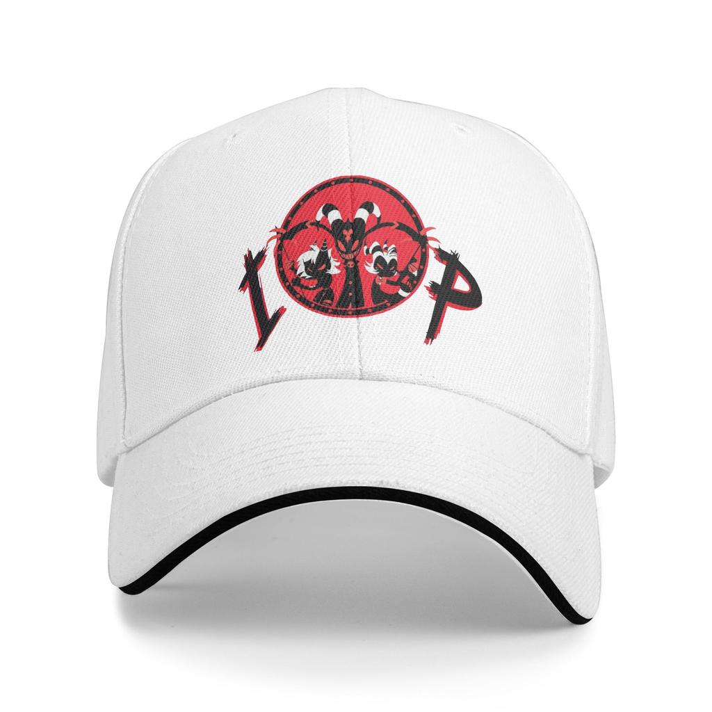 Helluva Boss Logo Baseball Caps Hip Hop Sandwich Hat Unisex Women Adjustable Dad Hat Outdoor