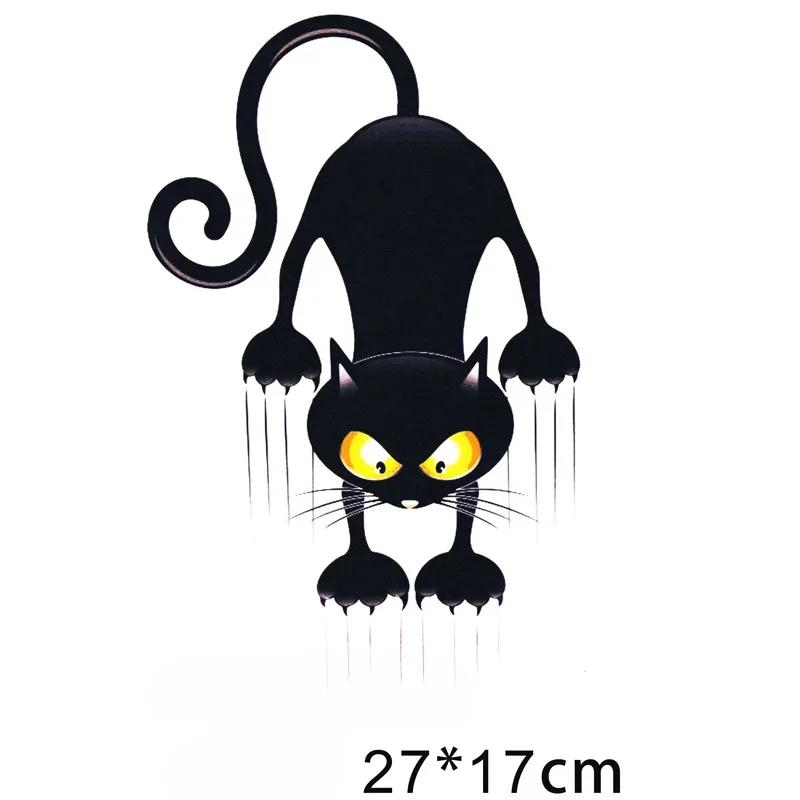 Cartoon Car Stickers Creative 3D Cat Funny Car Body Scratch Masking Stickers Animal Styling Stickers Decoration Car Accessories