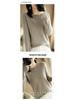 Damen Langarm Rundhals Strickpullover - Herbst/Winter Pullover Basisschicht