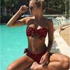 Premium Quality Women Summer Swimwear Fashion Wave Dots Bikini Set For Timeless Style