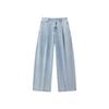 PEACEBIRD Women's Loose Fit High Waist Denim Jeans