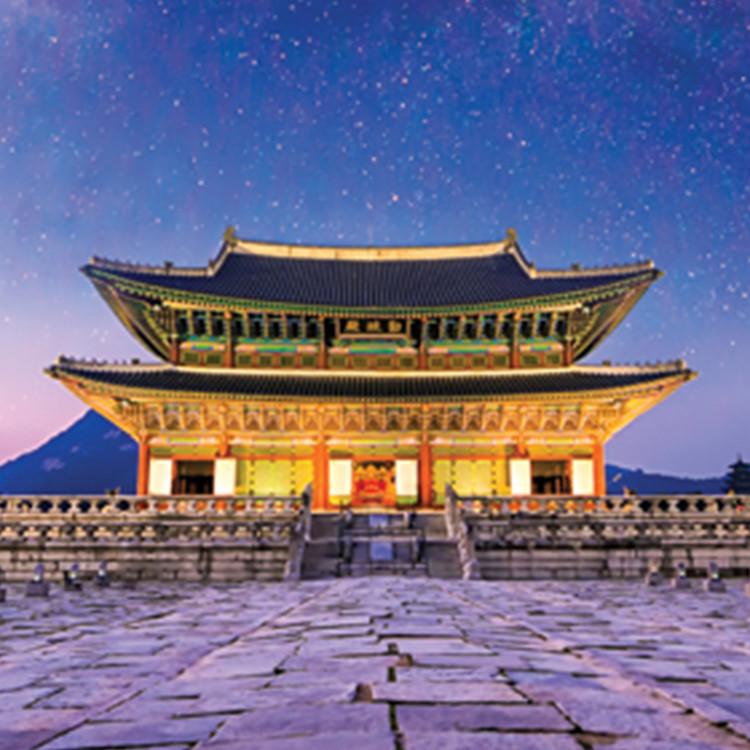 1000-piece jigsaw puzzle - Gyeongbokgung Palace Geunjeongjeon and Milky Way (mini), popular Korean puzzle
