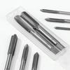2PCS/Set Tools Machine Spiral Point HSS Screw Threading Kit Hand Straight Flute Taps Metric Drill Bit Thread Tap Set