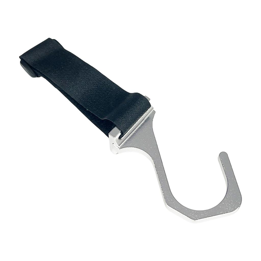 Quick Release Steering Wheel Hub Adapter Detachable Hook Secure Antitheft Suitable for Competitive Car Nylon + Aluminum