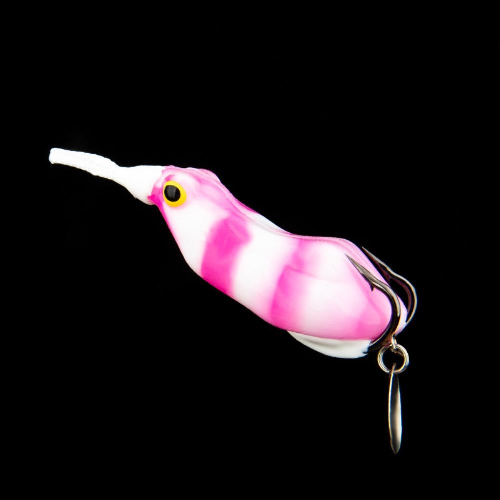 7pcs High Quality Silicone Frog Lure 6.5cm-14g Double Hooks Swimbait Soft Fishing Bait Fishing