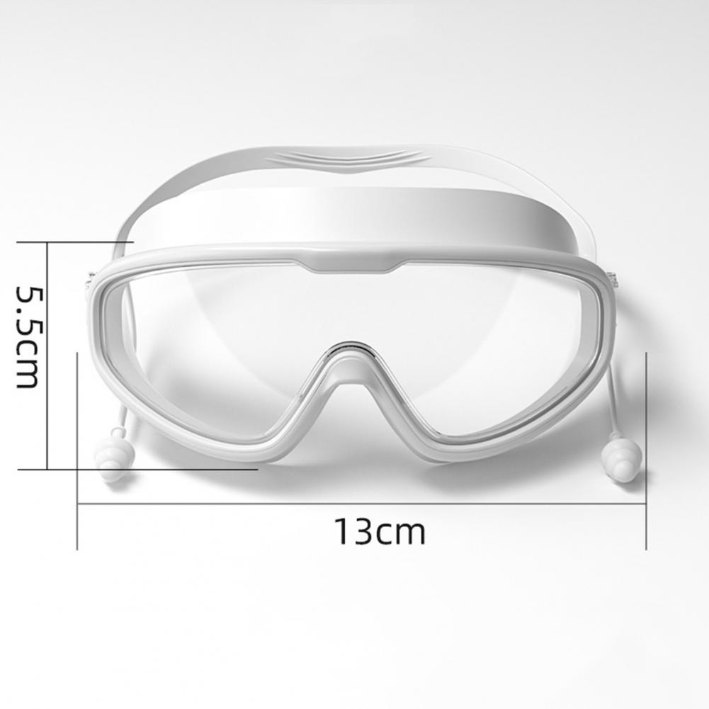 Kids Swim Goggles With Earplug No Leakage Anti-Fog UV Protection For 3-15 Years Old Silicone Scuba Diving Snorkeling Equipment