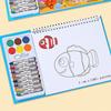 New Puzzle Crayon Watercolor Book Set Educational Astronauts Painting Book Drawing Doodle Book Gift