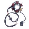 6 Poles 5 Wires Half-Wave Ignition Magneto Stator For Gy6 50Cc 70Cc 90Cc 110Cc 125Cc Atv Quad Pocket Bike