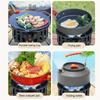 7-Core Camping Stove High-Power Strong Fire Portable Tourist Gas Burner Windproof Electronic Ignition Camping Equipment