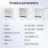 Tuya Zigbee 3.0 Smart Light Switch Module DIY Relay Breaker 1 2 3 Gang Smart Life APP Voice Control Alexa Google Home Assistant