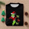 Long Sleeve Pullover Sweaters For Women O Neck Casual Cute Printing Knit Oversized Sweater