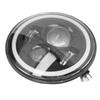 Motorcycle Headlight 7 Inch 6000K Universal Rugged LED Headlamp High Brightness Front Light DC 9 To