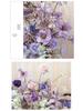 Purple Themed Wedding Arch Decoration: European Style Artificial Floral Art