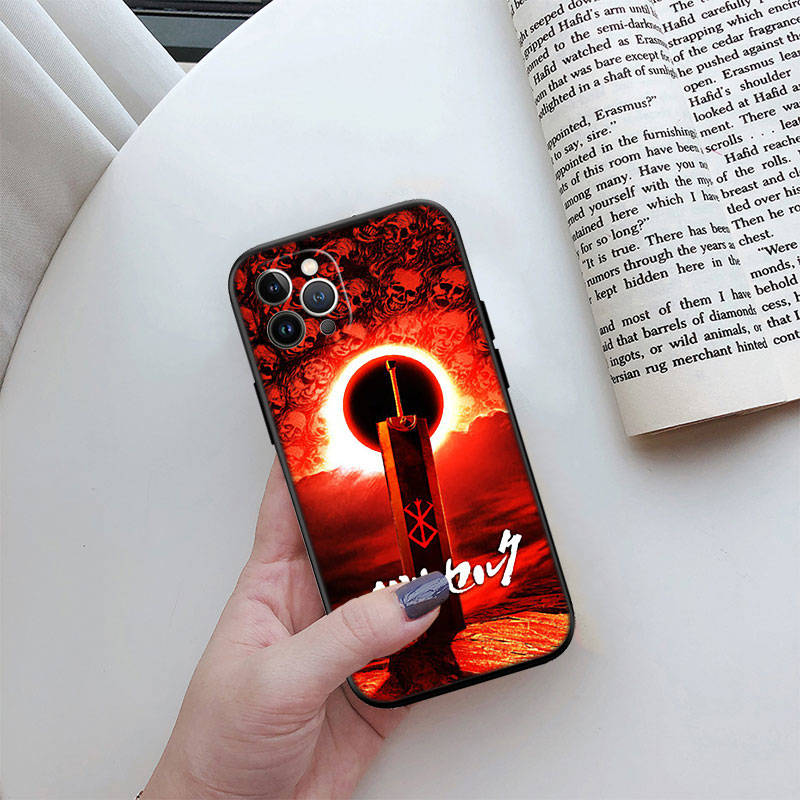 IR1 Berserk Guts Case for Samsung A06 A35 A25 A24 A15 A05S A05 M55 M35 M15 A02 A12 A13 A10 A16 A20 A30 A22 A31 A32 A33 A42 A50