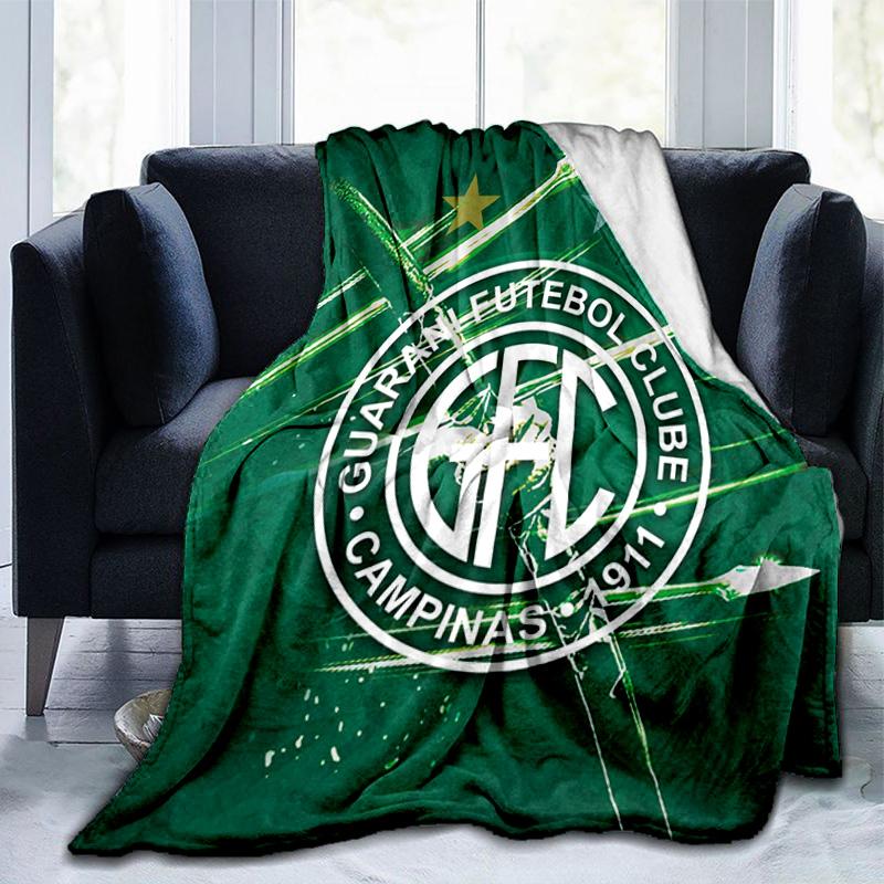 Fußballverein Wappen Aufgedruckte Decken Weiche Flanelldecken für Sofa Bett Geschenke für Männer Frauen Picknickdecke Weihnachtsgeschenke