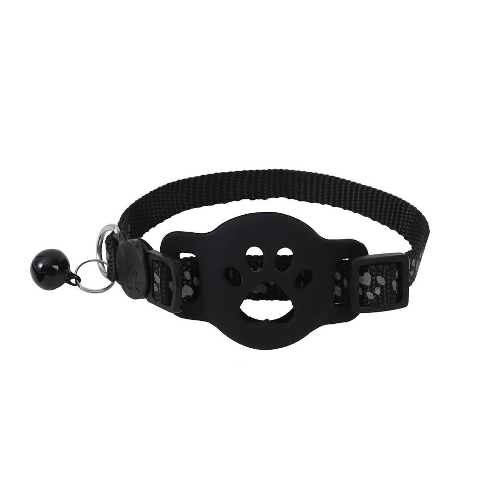 Safety Buckle Cat Collar Adjustable Reflective Strips Pet Tracking Collar Anti-Lost Waterproof For Airtag Collar For Air tag