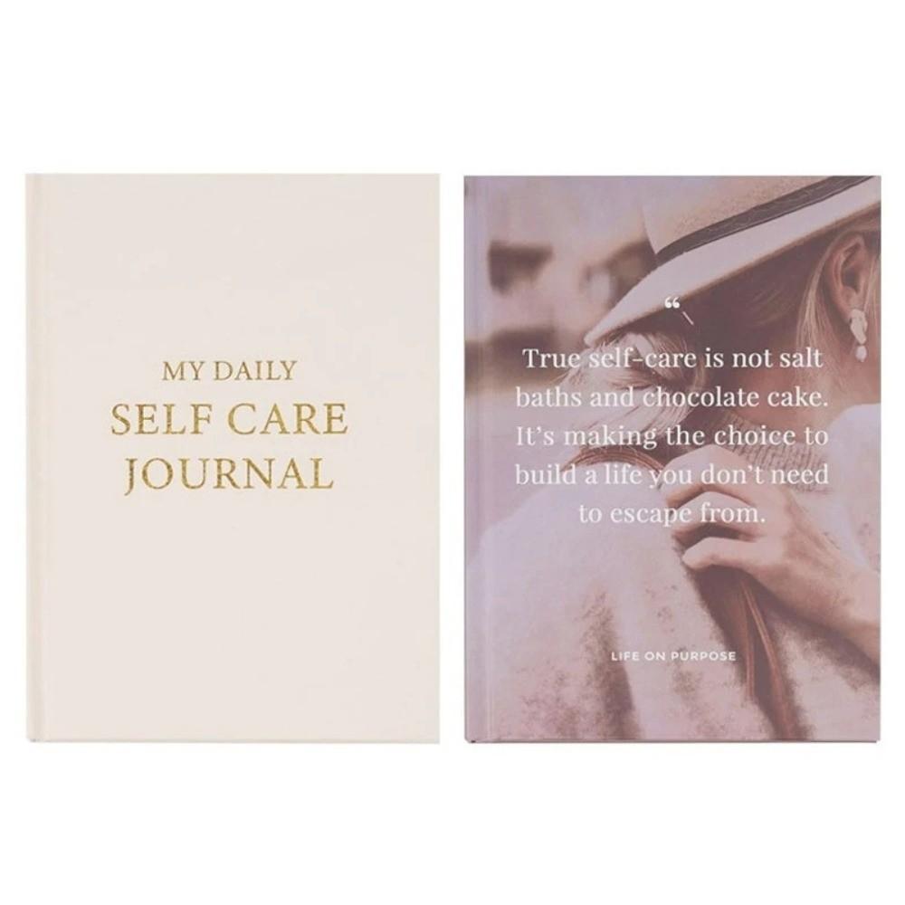 Colorful Inner Page Self-Care Journal Book with Guided Self Refl Agenda Book for Student Gift