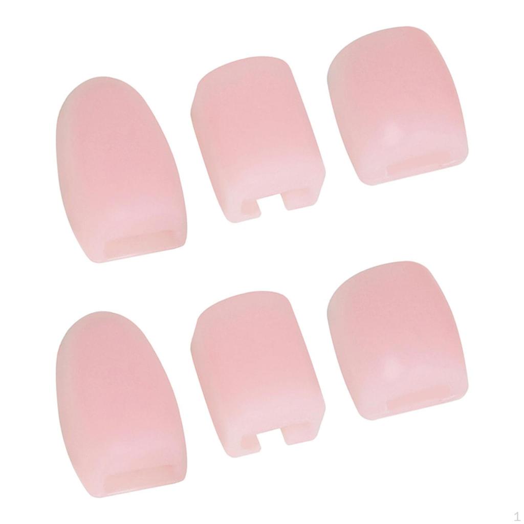 6 Pack Saxophone Palm Key Cushions And Mouthpiece Cover for Performance