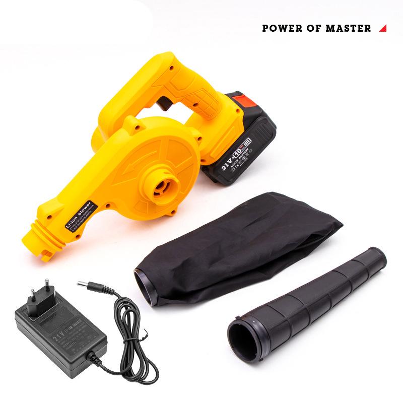 Brushless Turbocharged Lithium Blower: Rechargeable Hair Dryer & Industrial Dust Collector