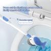 Squirt Whale Toilet Brush 360-Degree Cleaning Brush with Silicone Head Hanging Hole Design Wall-mounted Toilet Clean Brush