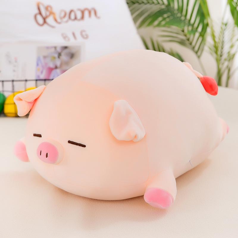 

The same Internet celebrity love pig plush toy lying pig doll large throw pillow balloon pig doll gift 40 cm 0.45kg
