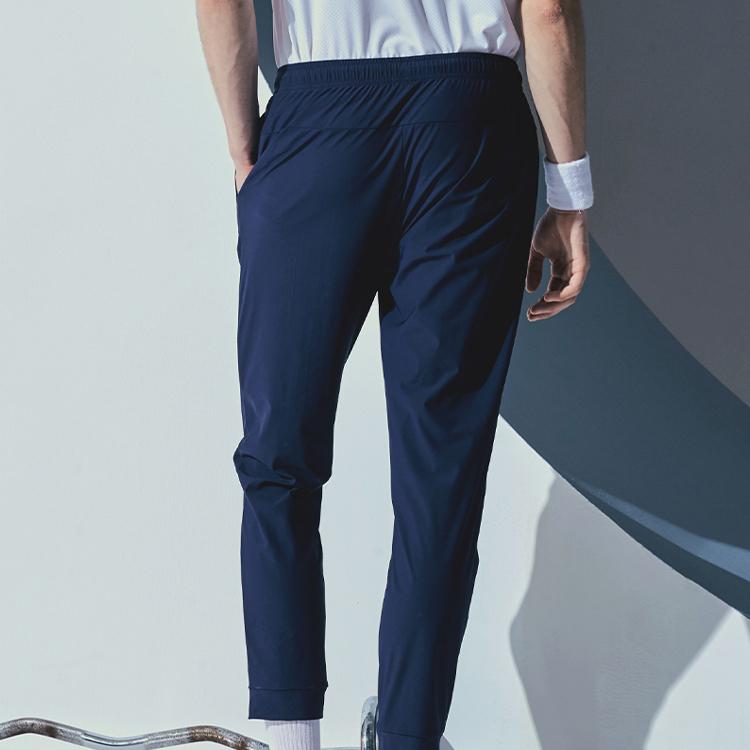 FILA Mini Logo Joggers With Dual Pockets Men Bottoms Navy A11M021615F-NV