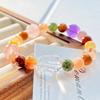 8Mm High Quality Natural Color Hair Crystal Fulushou White Crystal Black Gold Super Seven Strawberry Crystal Amethyst Bracelet Bracelet