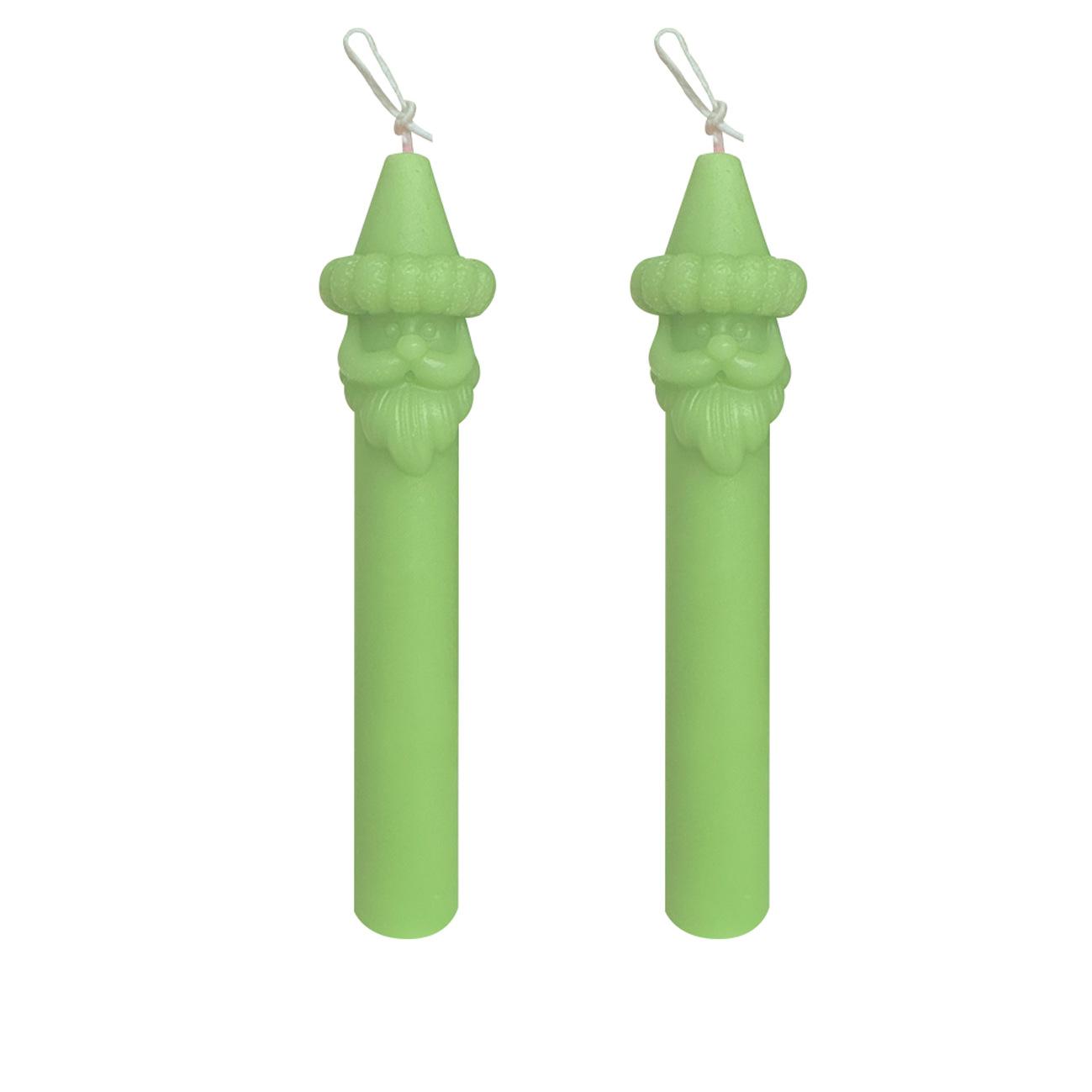 

Санта Клаус Стол Длинная Свеча Праздничная Атмосфера Декоративные Украшения Праздничный Подарок Санта Клаус Длинная Свеча