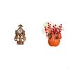 Horse Clock Desktop Figurine Decoration Crafts Collection Statue Animal Table for