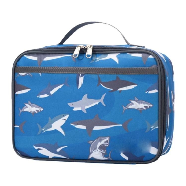 Portable Square Pattern Lunch Holder Convenient Waterproof Meal Transport Bag for School Lunches Or Outdoor Picnics