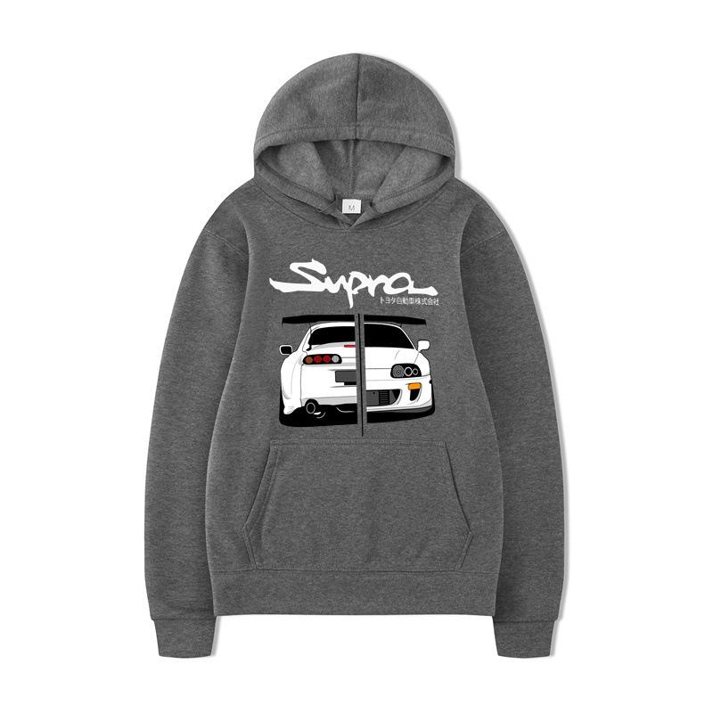 New Men's Daily Sweater, Header D Racing Autumn Sweater with Hat