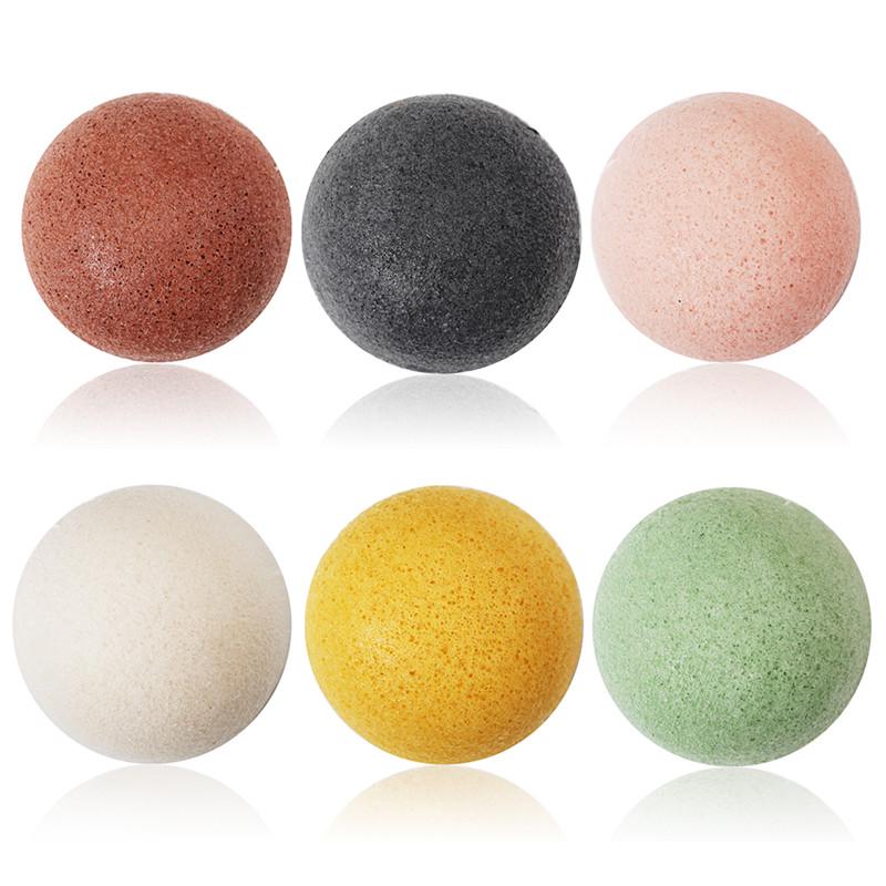 6pcs Shell Shape Konjac Sponge Reusable Face Wipe Sponge Pads Konjac Facial Cleansing Pad Makeup Remover Tools 6pcs Shell Shape Konjac Sponge Reusable Face Wipe Sponge Pads Konjac Facial Cleansing Pad Makeup Remover Tools