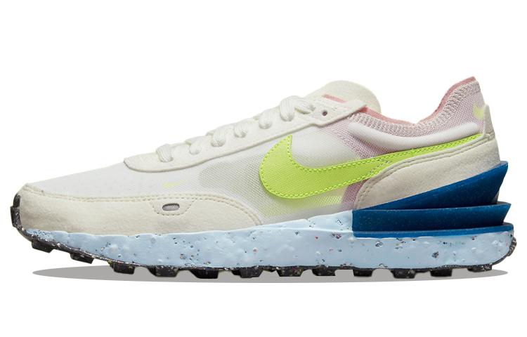 Кроссовки Nike Waffle One Crater Белый/Зеленый/Синий Женские DJ9640-100 35.5
